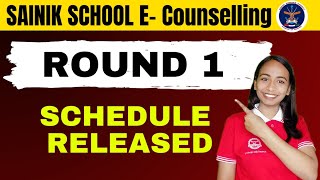 Sainik School 2024 ECounselling Round 1  Complete Information  Next Step after AISSEE 2024 Result [upl. by Branen]