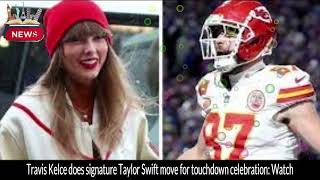 Travis Kelces Touchdown Celebration Channels Taylor Swift Vibes [upl. by Twyla]