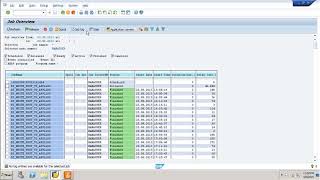 SAP Basis  Job Monitoring [upl. by Odnama]