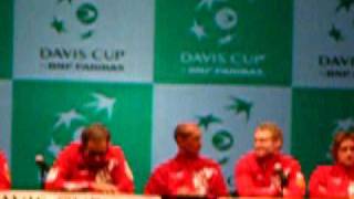 Davis Cup Final 2007 PostDraw press conference  Tursunov 1 [upl. by Kehoe]