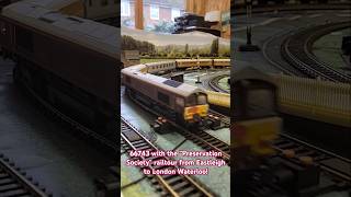 66743 with a railtour modeltrains class66 [upl. by Dalenna778]