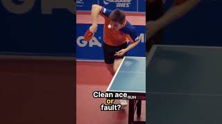 Fan Zhendong Most Unbelievable Table Tennis Serve TableTennis FanZhendong TableTennisServe [upl. by Ellehcil]