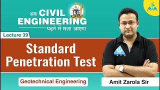 Standard Penetration Test  Lecture 39  Geotechnical Engineering [upl. by O'Gowan]