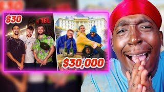 These HOLIDAYS Just Keep Getting BETTER SIDEMEN 30000 VS 30 HOTEL REACTION [upl. by Hanima]