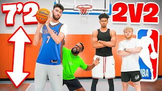 2v2 BASKETBALL ft Chet Holmgren [upl. by Elleinet557]