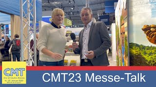 CMT23 MesseTalk 04 mit Isa und Markus  Thema Stellplätze Tauberbischofsheim  womoclick [upl. by Ahsikyt]