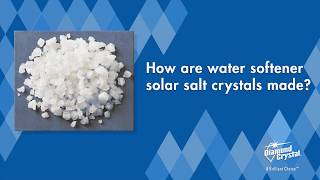 How are water softener solar salt crystals made [upl. by Id690]