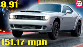 2023 Dodge Challenger SRT Demon 170 Exhaust Sound and Launch [upl. by Suiram]