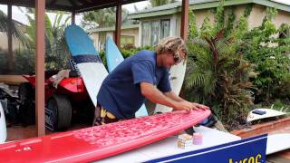 How to wax a surfboard [upl. by Krishna72]