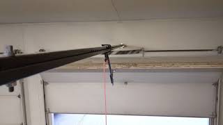 Chamberlain garage door opener after balancing the door spring [upl. by Eisserc160]