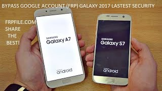 Bypass Google Account FRP A5 2017A520FBinary Lv 6 amp A7 2017 A720FBinary Lv3 [upl. by Annawek108]