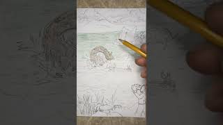 2nd MONSTER FOUND cryptids lochnessmonster adhdartist musicsketch timelapse bucketopicks [upl. by Suellen]