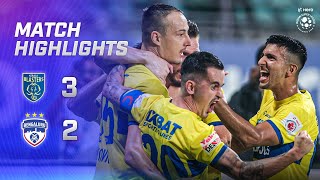 Highlights  Kerala Blasters FC 32 Bengaluru FC  MW 10 Hero ISL 202223 [upl. by Aniratak]