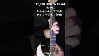 The Jimi Hendrix Chord E79 Easy Guitar Lesson shorts guitar guitarlesson easyguitar 6 [upl. by Anileme17]