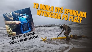 Wyspa Sobieszewska  PREPPERSOWY test plecaka wodoszczelnego VDE ROBINSON [upl. by Held]