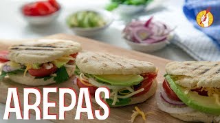 Cómo Hacer AREPAS Rellenas CASERAS  Recetas Fácil  Tenedor Libre [upl. by Bobine595]