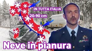 METEO ITALIA  Una tempesta di neve molto forte si avvicina a noi con il gelo russo E neve [upl. by Mayor]