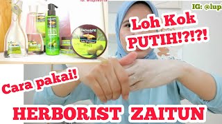 PAKE HERBORIST ZAITUN BISA MENCERAHKAN BADAN Review cara pakai lulur herborist [upl. by Meara]