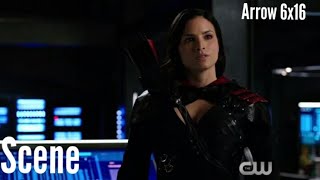 Arrow 6x16  Nyssa and Felicitys Husband Issue [upl. by Niamert]