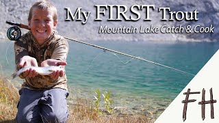 Fly Fishing Mountain Lakes of Idaho  Catch and Cook [upl. by Enayd891]