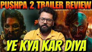 Pushpa 2 the Rule Trailer Review in Hindi  Allu Arjun  Sukumar  Rashmika Mandanna  Fahadh Faasil [upl. by Oatis]