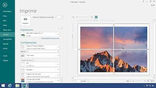 Como imprimir em tamanho grande em várias páginas A4 [upl. by Everrs]