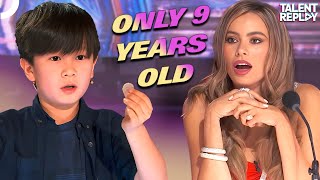 9YearOld Shoji Leaves AGT Judges Speechless with His Magic  Americas Got Talent [upl. by Dolly]