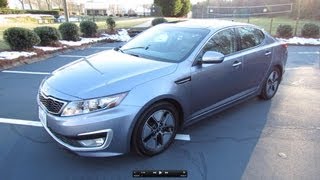 2012 Kia Optima Hybrid Premium Start Up Exhaust Test Drive and In Depth Review [upl. by Oloap175]