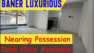 Pune Baner 2bhkBaner mein road Prime location luxurious nearing possession flats Available [upl. by Arramas]