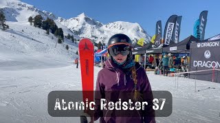 Atomic Redster S7 Ski Review Winter 2223 [upl. by Crary]