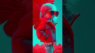 Beyond Dimensions Anaglyph 3D Art Awakened by AI  Anaglyph 3D Art [upl. by Sardella]