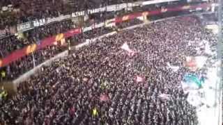 SGEFans beim UEFA Europa League Spiel EINTRACHT FRANKFURT vs FC PORTO [upl. by Eicyac259]