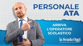 Personale ATA arriva lOperatore scolastico [upl. by Stinky]