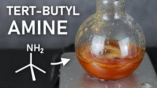 Making TertButylamine A Stinky Precursor to an Even Stinkier Isocyanide [upl. by Sigsmond]