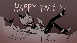 Happy Face  Alastor  Hazbin Hotel animatic [upl. by Delainey197]