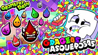 ¡¡¡GRAGEAS SUPER ASQUEROSAS CON GEOMETRY DASH [upl. by Thackeray]