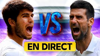 🔴 LIVE Wimbledon  La Finale DJOKOVIC  ALCARAZ commentée EN DIRECT [upl. by Saturday]