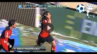 Gol de Rodríguez Rosario Central 1  Newells 1 Fecha 12 Torneo Inicial 2013 Fútbol Para Todos [upl. by Ynnatirb]