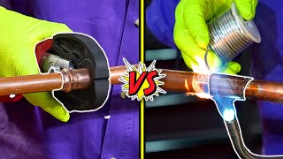 Soldering VS Press Fittings [upl. by Nnayllek]