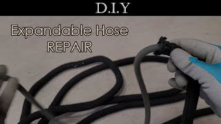 How to DIY repair the expandable garden hose Dont throw your XHose away before watching this [upl. by Nabatse]