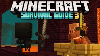 Wither Skeleton Farm Part 2 ▫ Minecraft Survival Guide S3 ▫ Tutorial Lets Play Ep92 [upl. by Bremer]