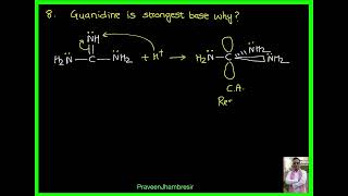 9 Basic strengthBond strengthBond lengthGuanidineOrtho effect [upl. by Nylodnewg]