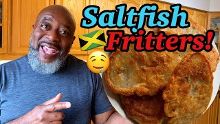 How to make Saltfish Fritters [upl. by Ardnohsed579]