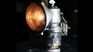 Carbide bicycle lamp [upl. by Trinette]