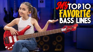 My TOP 10 Favorite BASS LINES  Part 3 [upl. by Tanny]