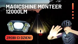 NAJMOCNIEJSZA lampka na świecie  Magicshine Monteer 12000 test [upl. by Eseerehs991]