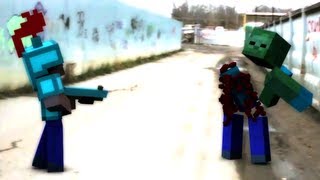 Animation Spotlight quotWhere Them Mobs Atquot  David Guetta Minecraft Parody by Rusplaying [upl. by Nyledaj449]