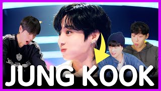 Korean React BTS Jung Kook정국  Seven feat Latto inkigayo😃 [upl. by Flosi]