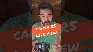 Canon R5 Live View mrsainig canonr5 exposure photography photoshoot canon camerasetting [upl. by Animor]