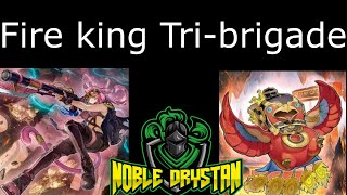 yugioh Fire king tribrigade deck profile January 2024 [upl. by Intyre658]